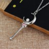 SAILOR MOON COLLIER CLE LUNE STRASS