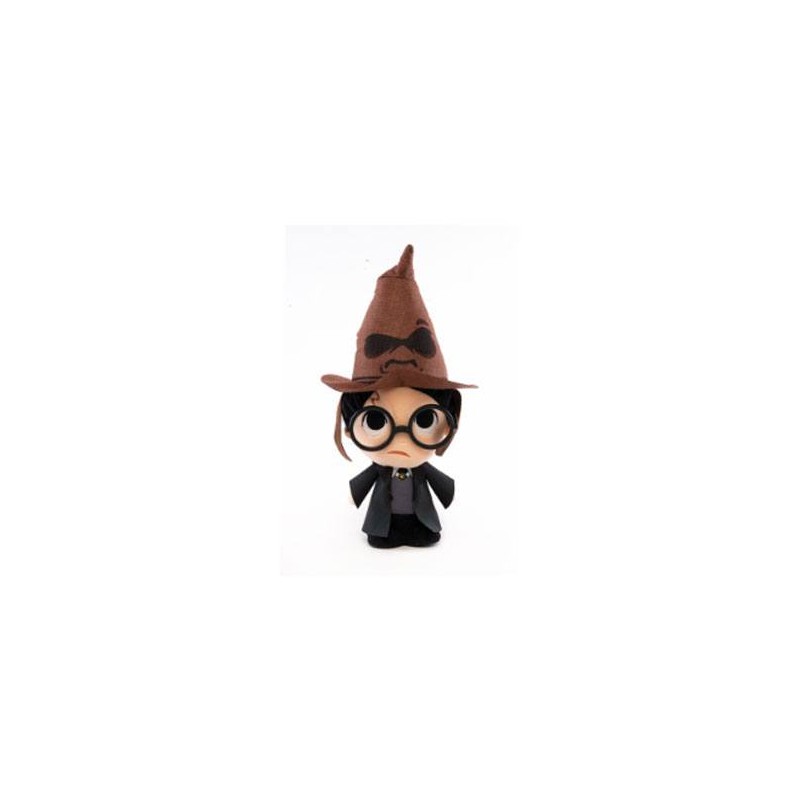 Harry Potter peluche Super Cute Harry w/ Sorting Hat 18 cm