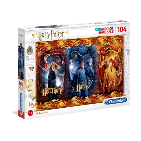 Harry Potter Puzzle Super Color Harry, Ron & Hermione