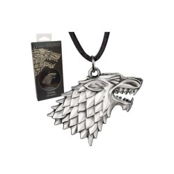 Game of Thrones pendentif avec lanière Stark Sigil Costume