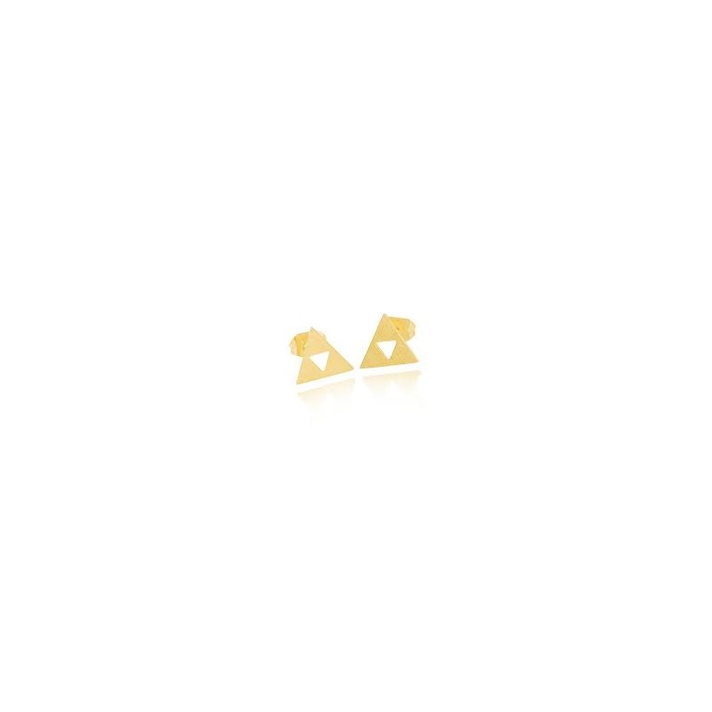Zelda Boucles d'oreille Triforce doré