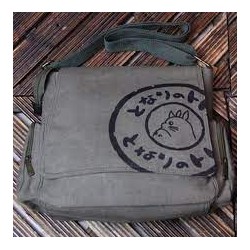 TOTORO Sac besace en toile multipoches