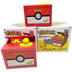 Pokémon Tirelire  Pikachu électronique mangeur de pièce
