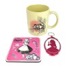 Disney set mug, sous-verre et porte-clés Alice in Wonderland Vintage