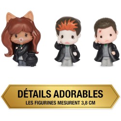 WIZARDING WORLD HARRY POTTER - 3 FIGURINES POLYNECTAR MOMENTS MAGIQUES - 3 Poupées Figurines Articulées - Figurine Harry Potter