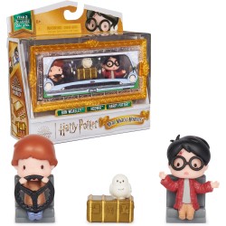 WIZARDING WORLD HARRY POTTER - 3 FIGURINES VOITURE VOLANTE MOMENTS MAGIQUES