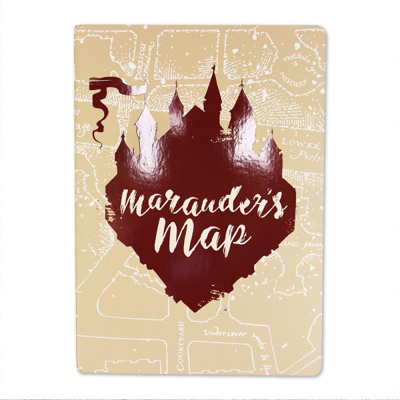 Carnet de Notes Flex Harry Potter Carte du Maraudeur