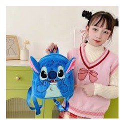 Petit sac a dos en peluche stitch rose ou bleu