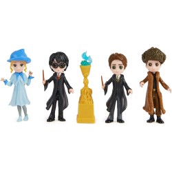 WIZARDING WORLD HARRY POTTER - MULTIPACK 4 FIGURINES CHAMPIONS TOURNOI DES 3 SORCIERS MAGICAL MINIS