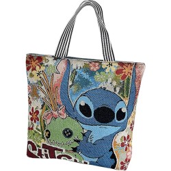 STITCH Sac toile façon coussin