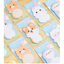 KAWAII Post it  Animaux 30 feuilles