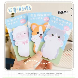 KAWAII Post it  Animaux 30 feuilles