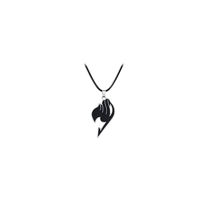FAIRY TAIL collier cordon Logo de la guilde Noir